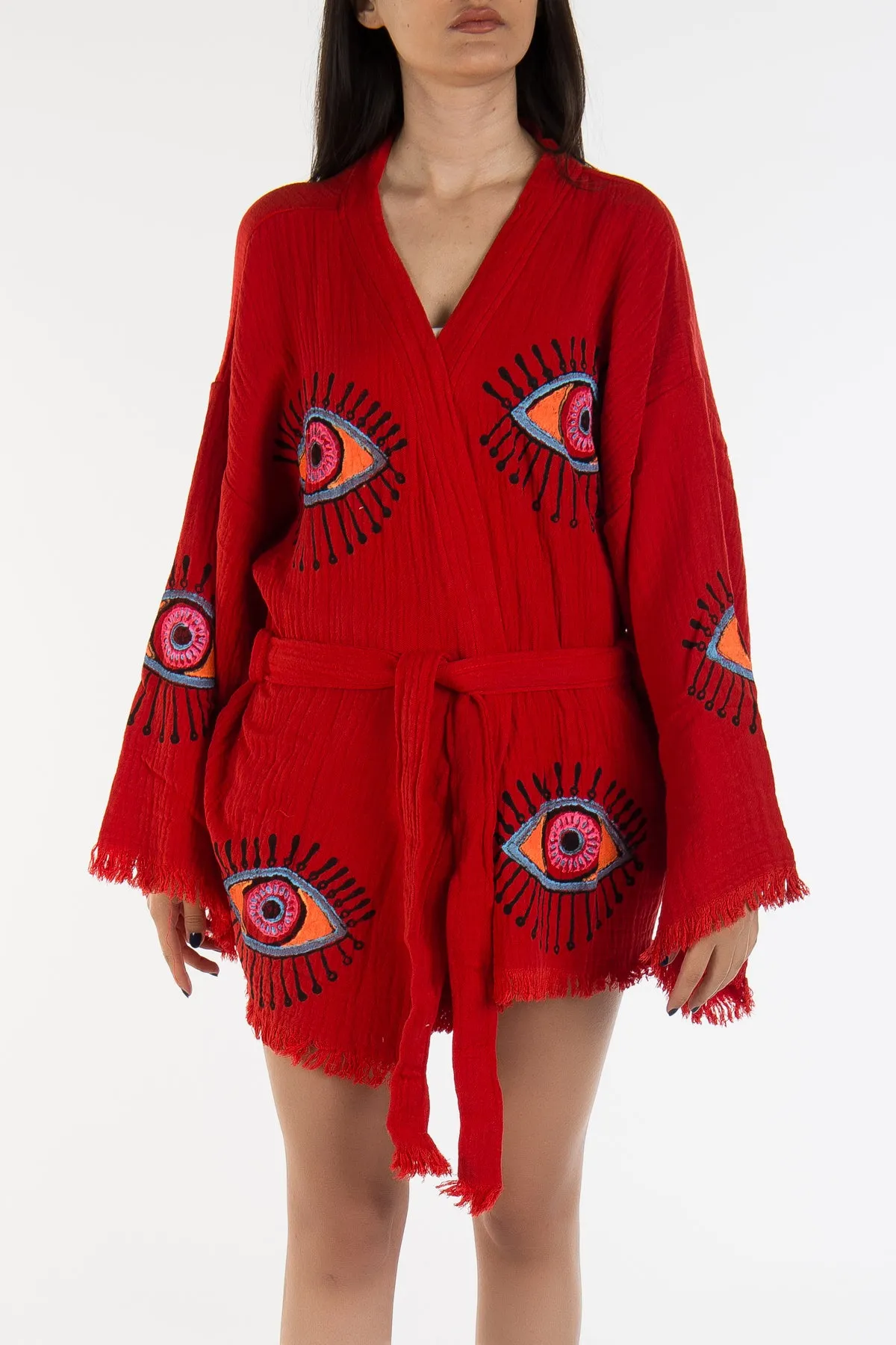 Sereia - Red Handmade Little Kimono