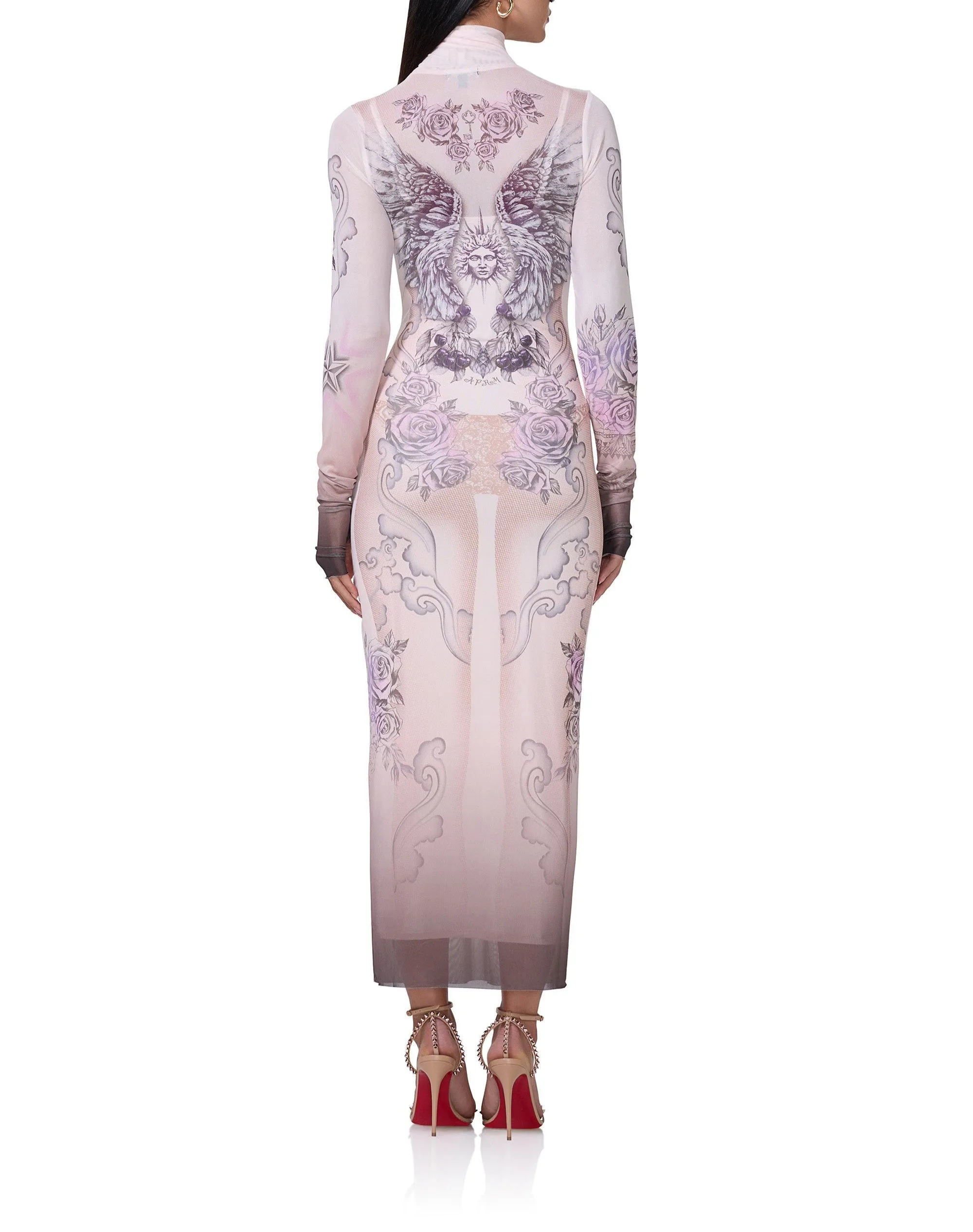 Shailene Dress - Lilac Tattoo