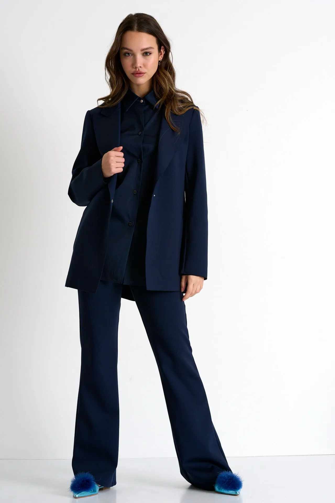 Shan Blazer with snap closure