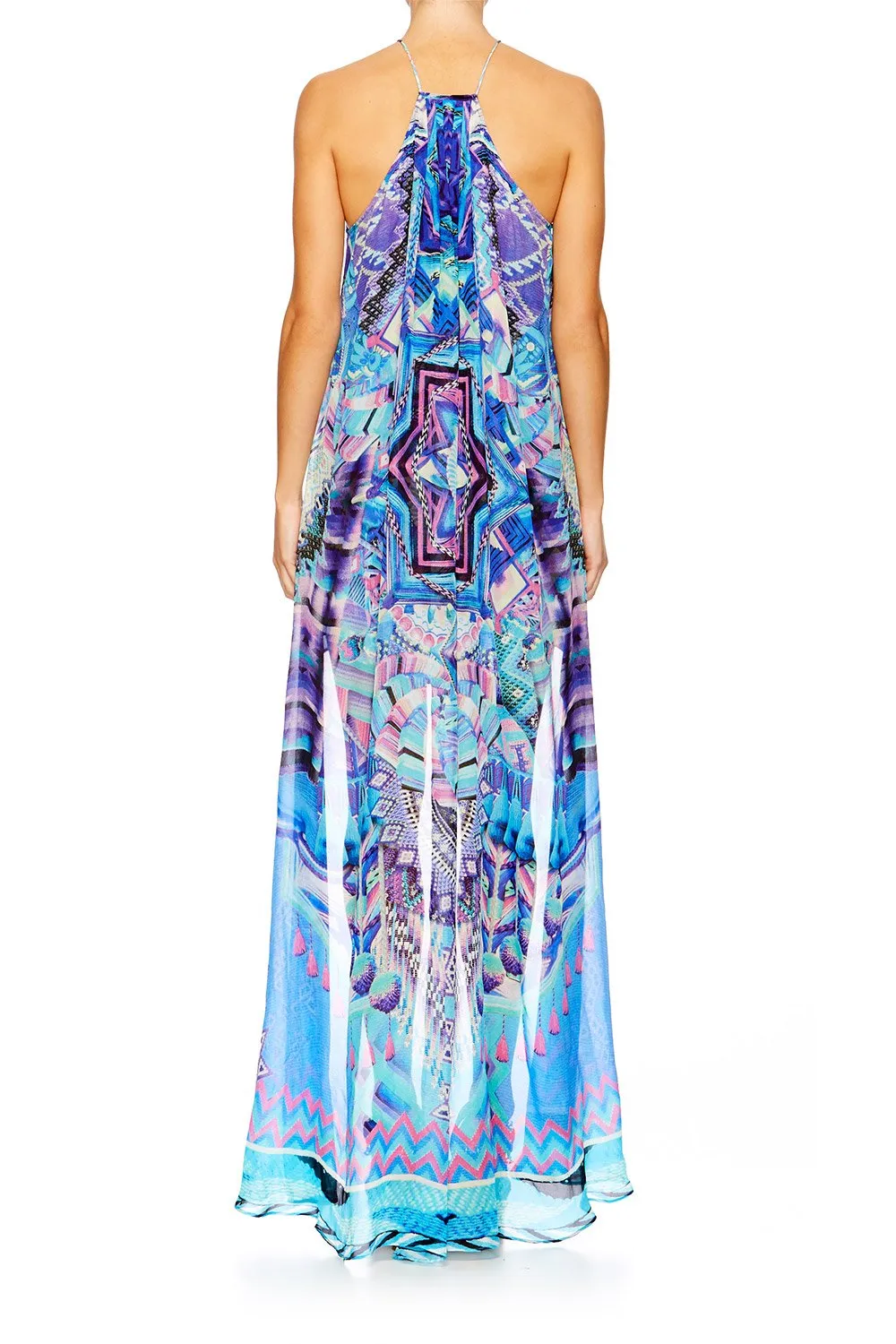 SHORT SHEER OVERLAY DRESS THREADS OF COSMOS