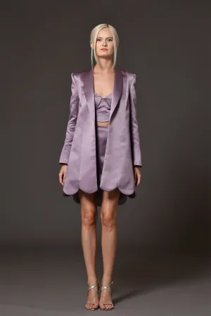 Silk Satin Radzimir Structured Blazer