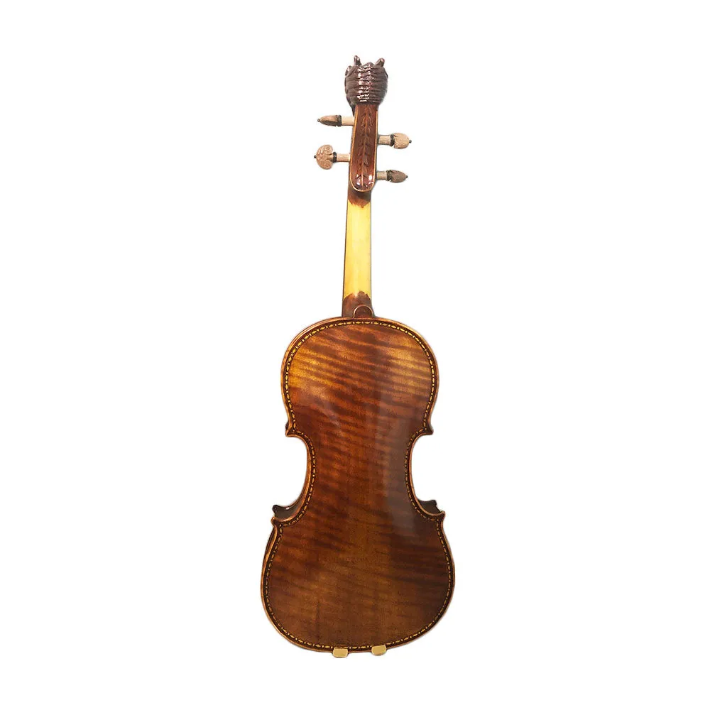 SKY Premier 4/4 Size Artist Violin Outfit Hand-made Antique Style Dragon Head Violin