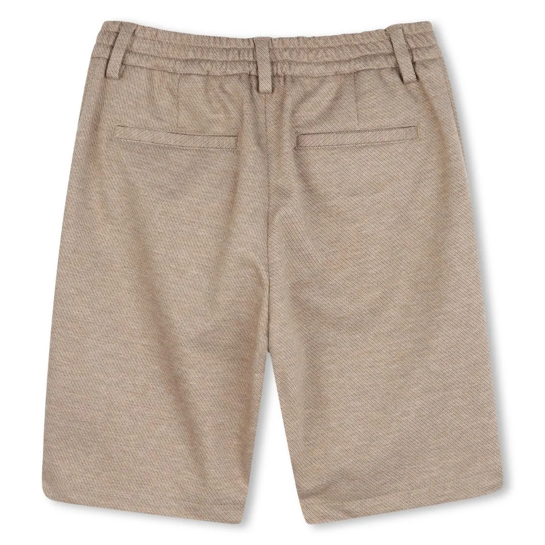 Taupe Smart Bermuda Shorts