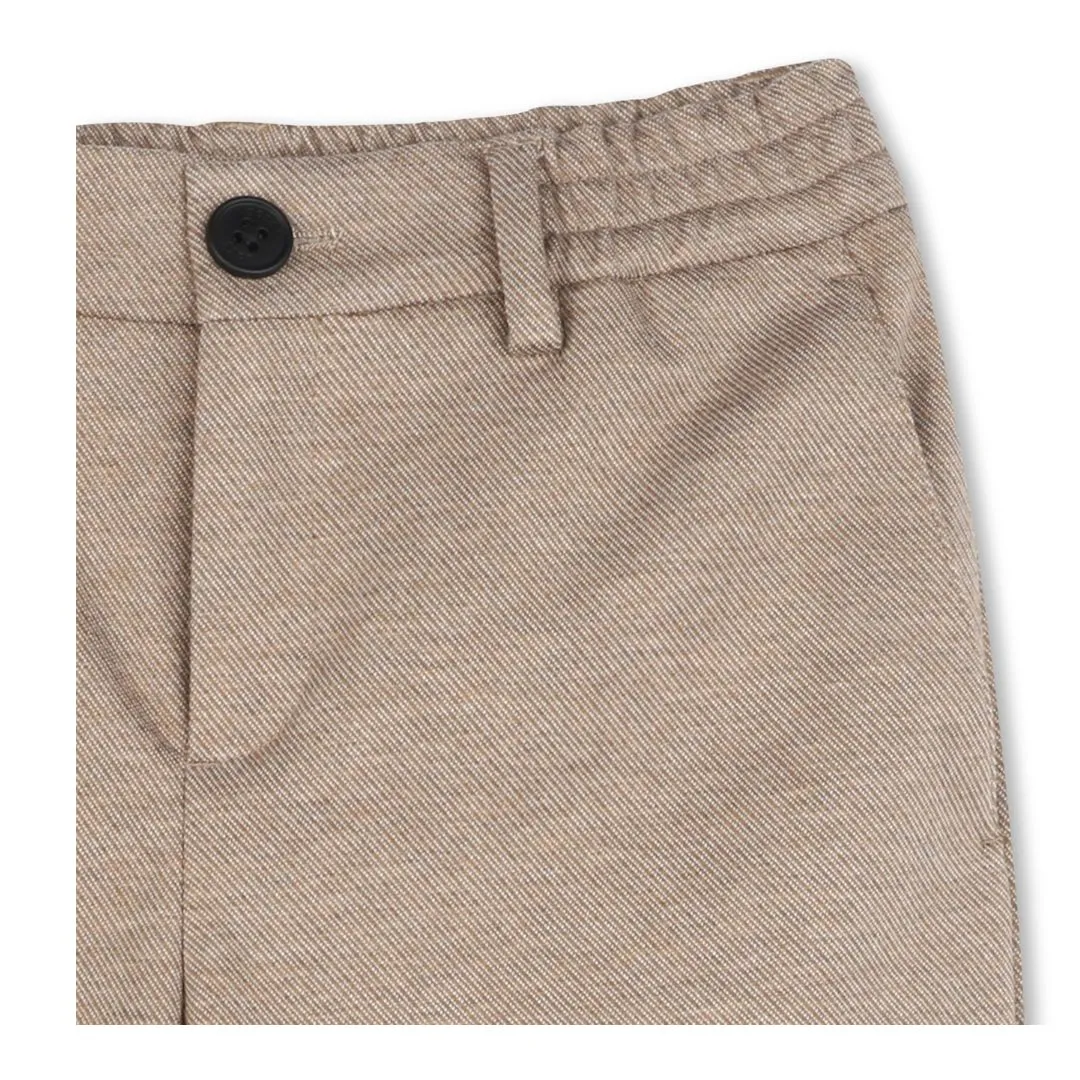 Taupe Smart Bermuda Shorts