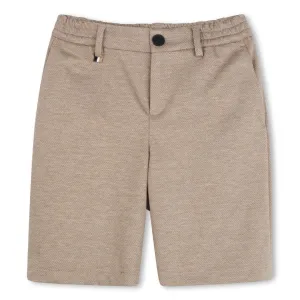 Taupe Smart Bermuda Shorts