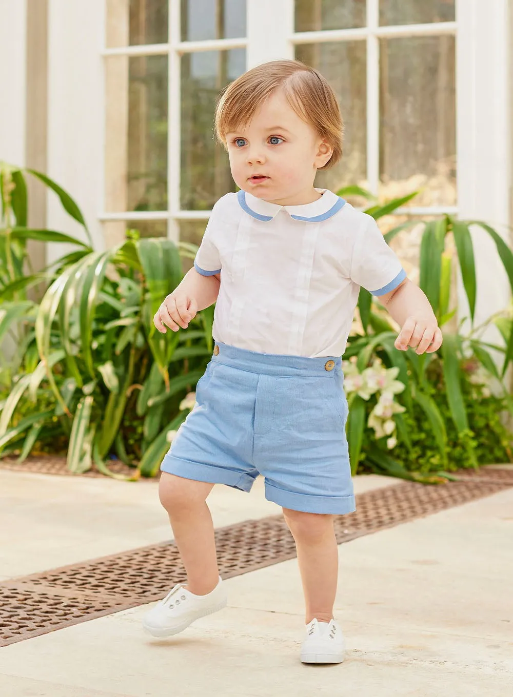The Rupert Set in French Blue/White