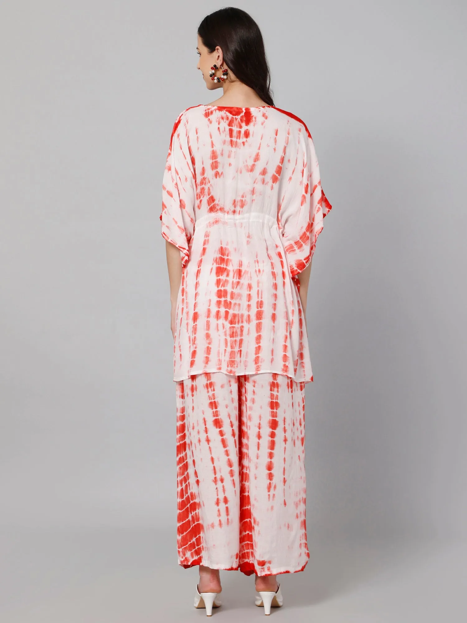 Tie and dye Kaftan Palazzo Set