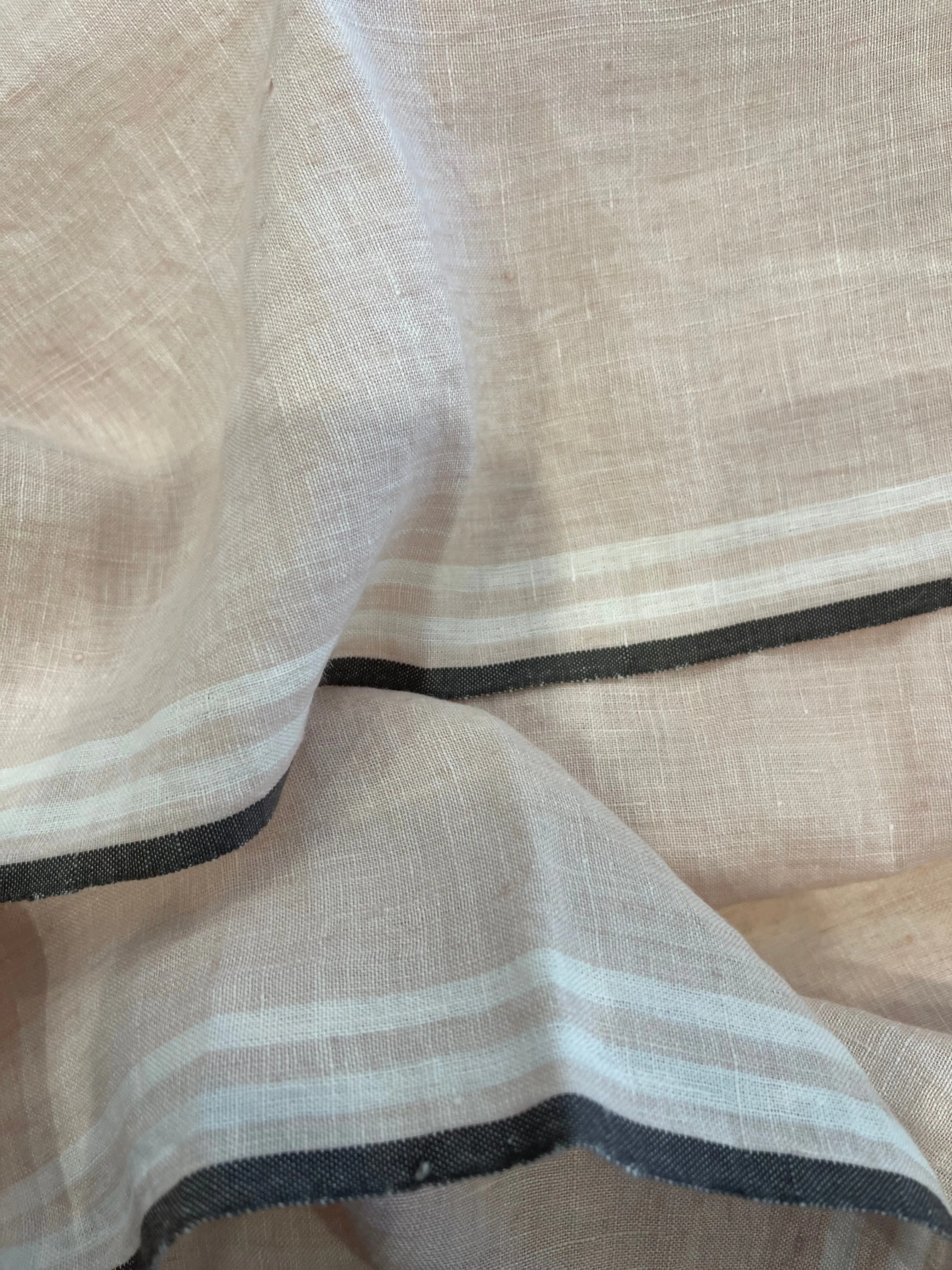 TOSHNI LINEN DRESS - SOFT PEACH