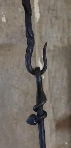 Trammel Heart Finial and Four Arm Candle Holder