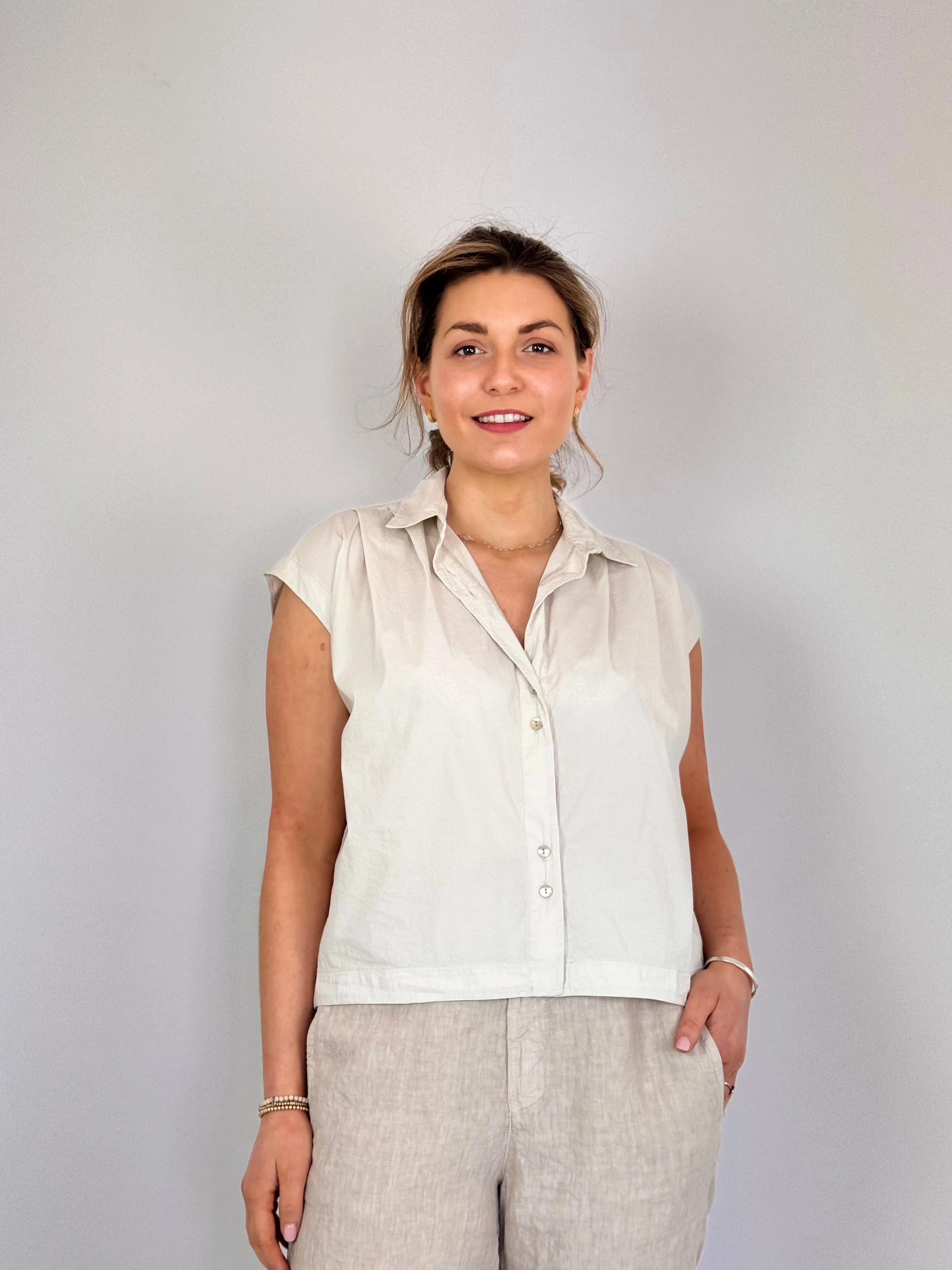 Transit Par-Such M222 Shirt Sand