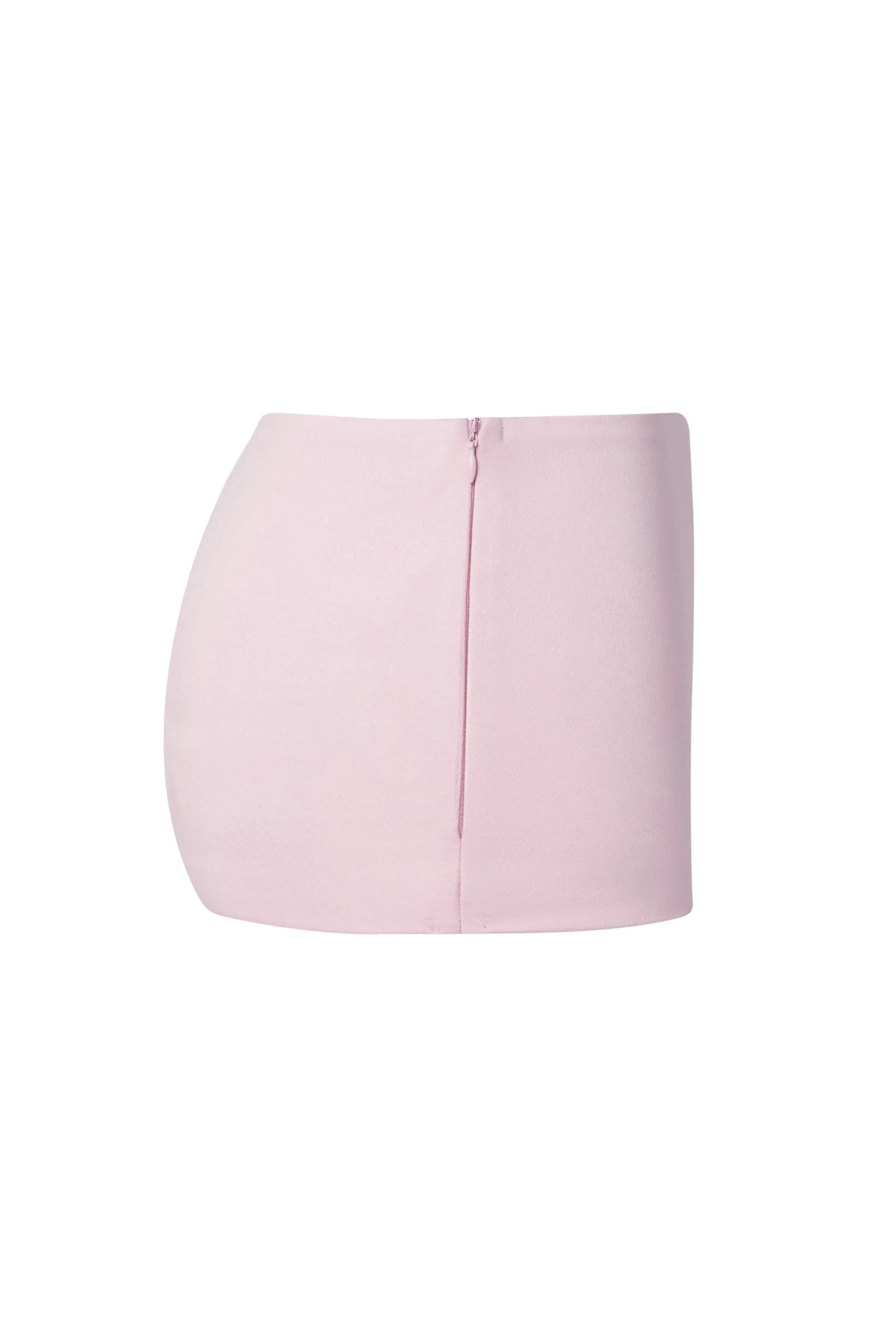 Volare Satin Micro Trendy Mini Skirt - Pink