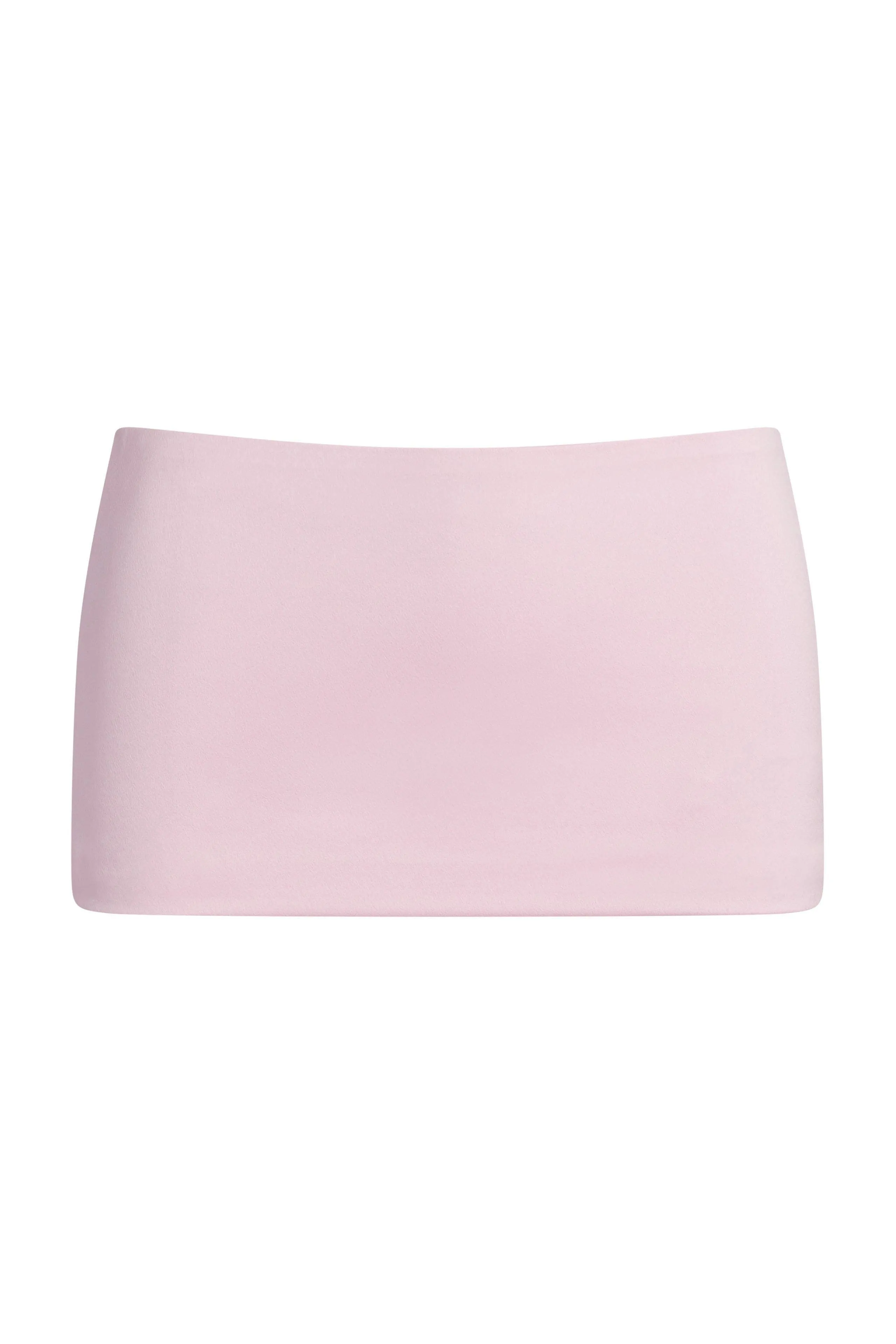Volare Satin Micro Trendy Mini Skirt - Pink