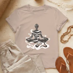 Waves of Serenity Fine Art Graphic T-Shirt