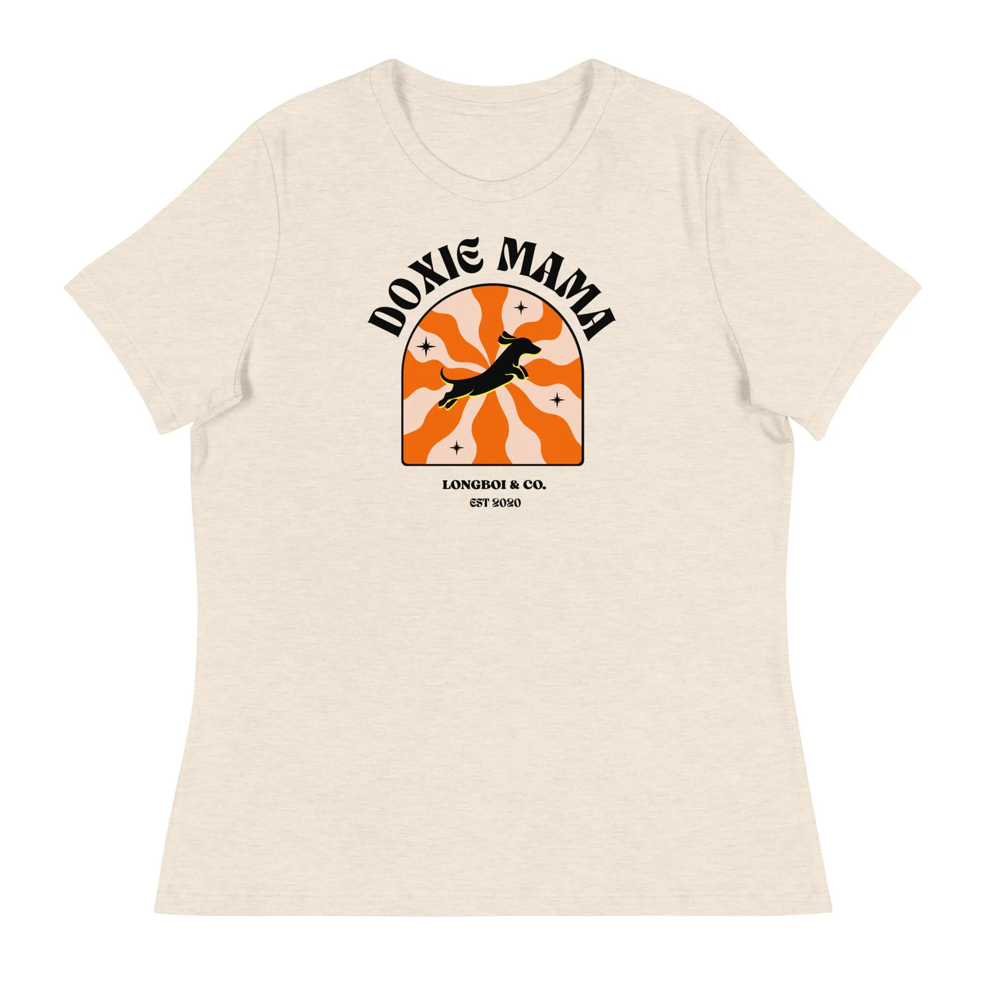 Wavy Doxie Mama Relaxed Fit Tee