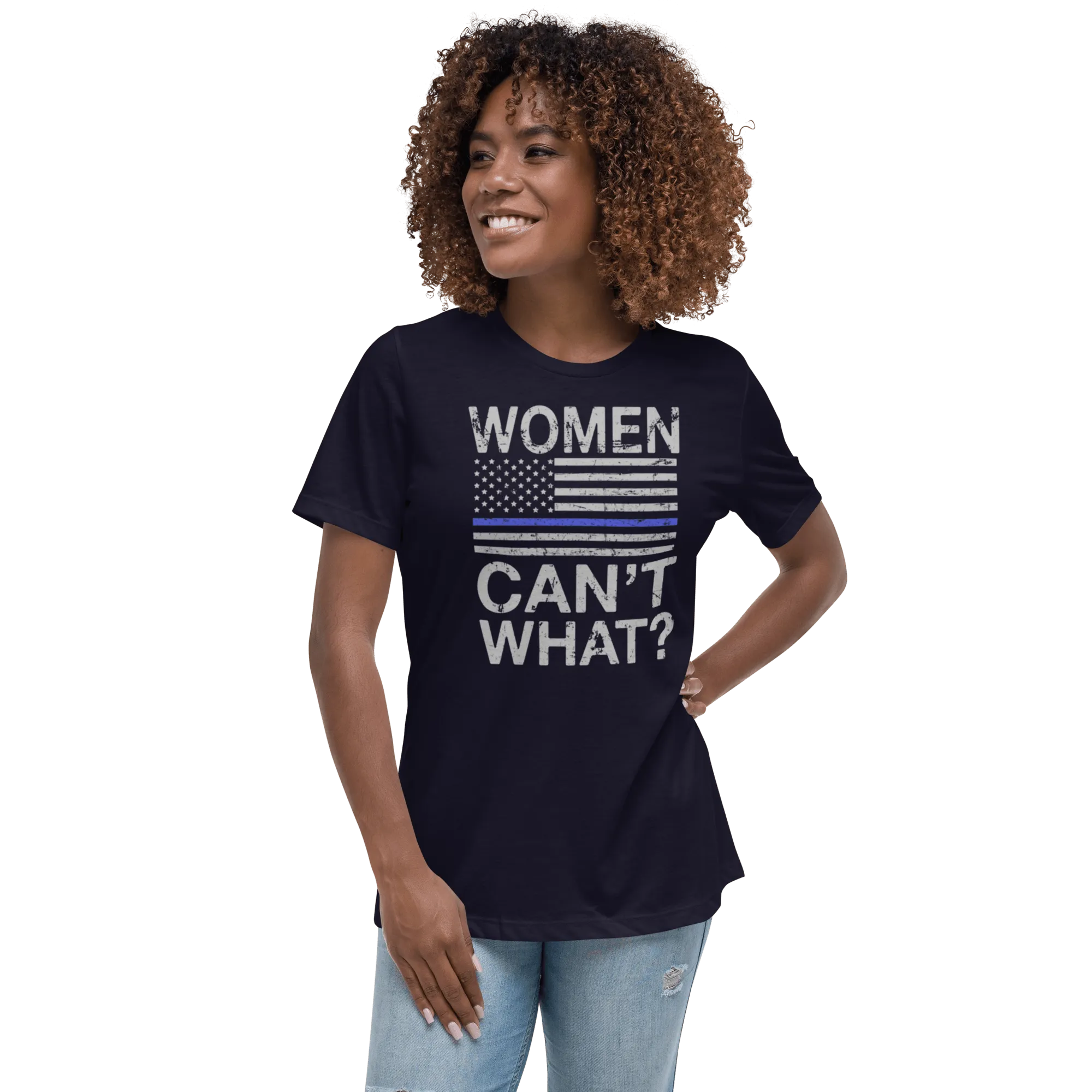 Women Can't What Relaxed T-Shirt