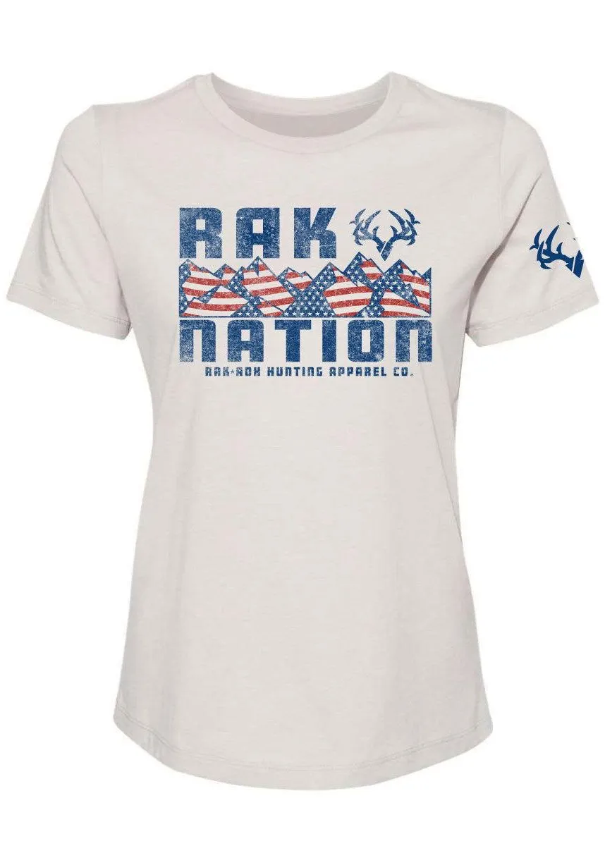 Womens Rak Nation Relaxed Tee