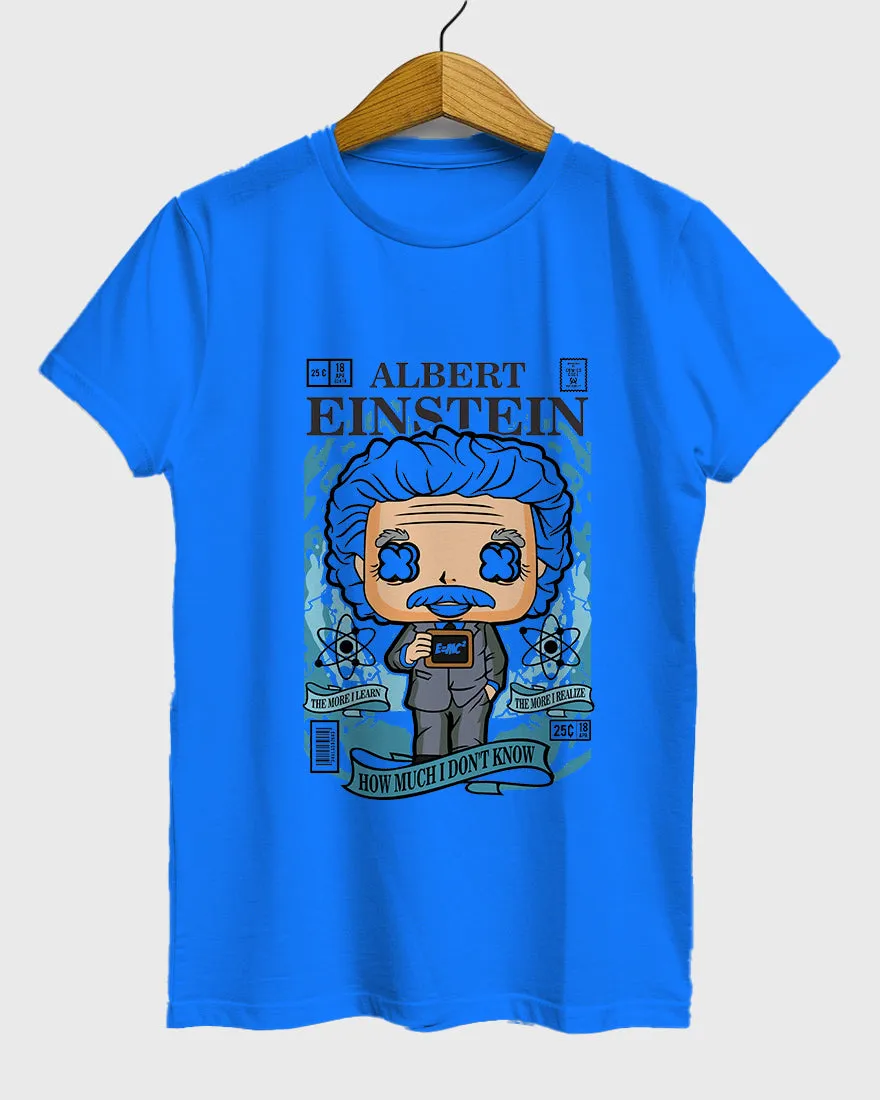 Womens Relaxed Fit TShirt Trending Albert Einstein