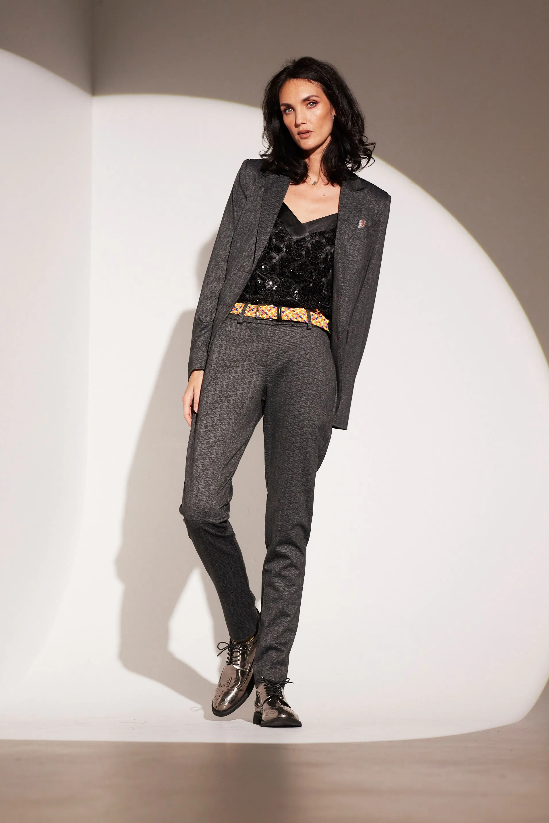 WORLD 5504 Strozzi Blazer Charcoal & Black