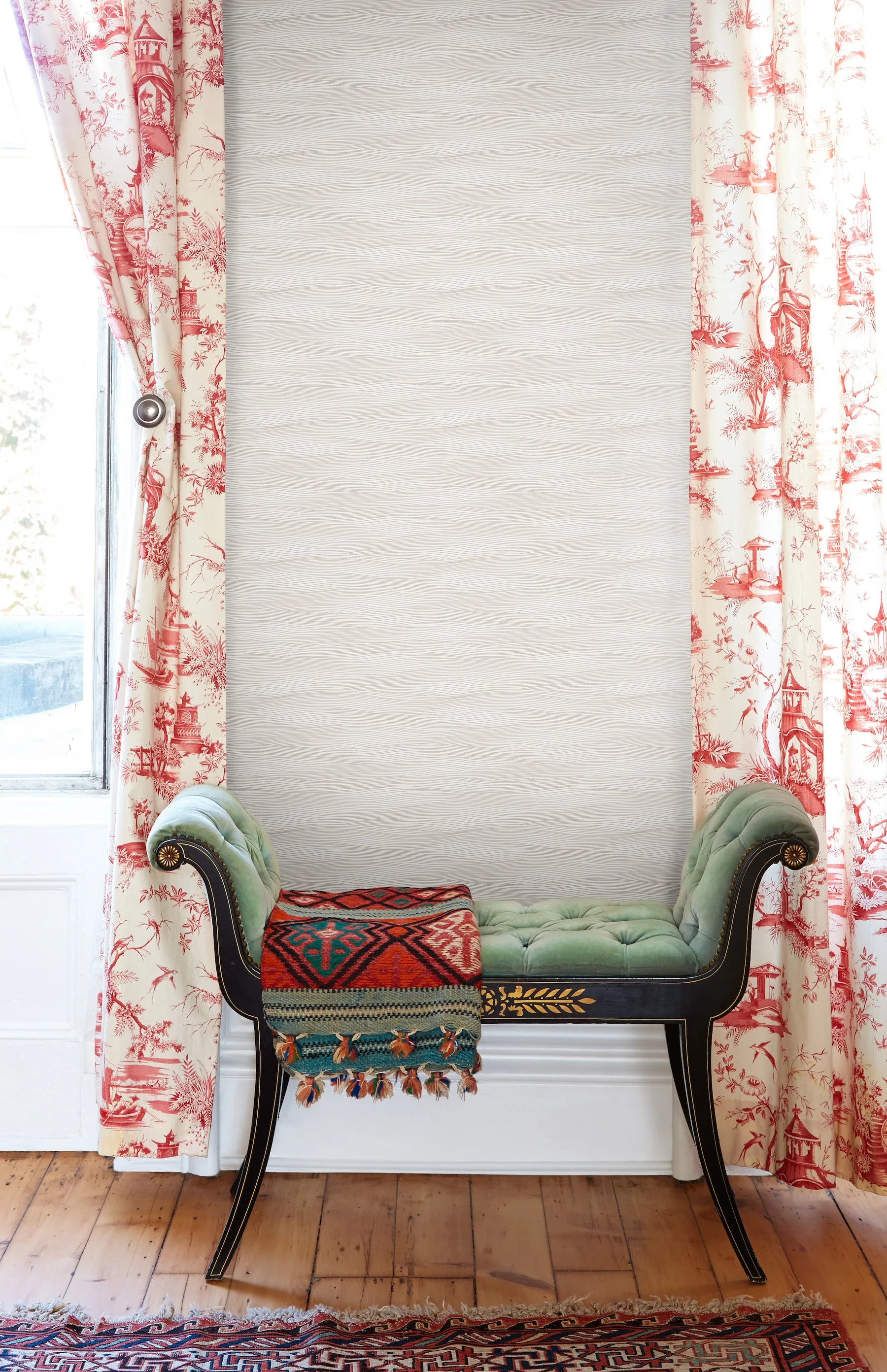 York AF6566 Kimono Neutral Wallpaper